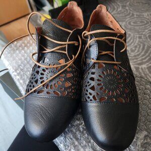 Spring  Step Theone - Oxford shoes, Black, 39 (8.5)